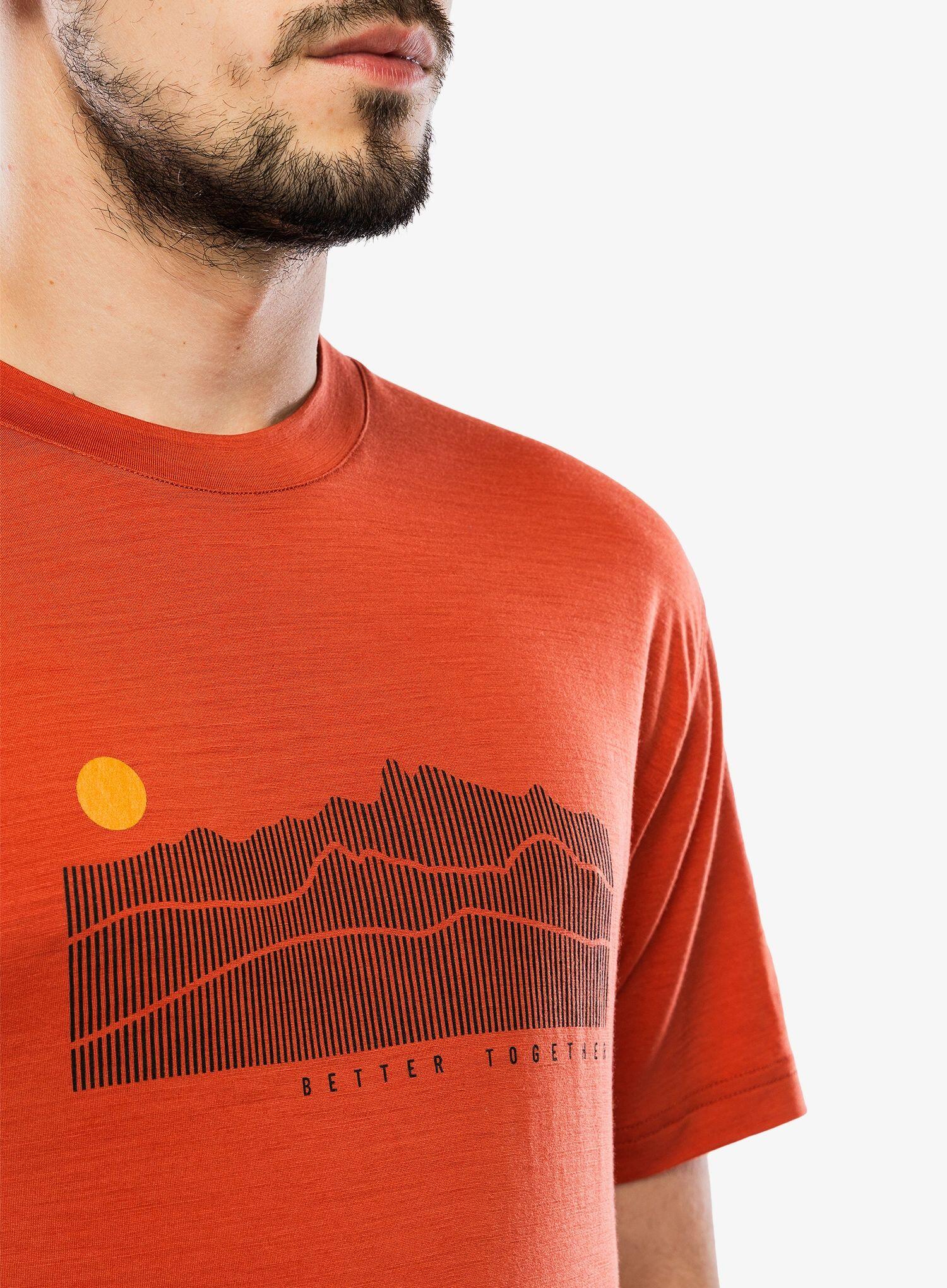 Koszulka merino Sensor Merino Active Sunrise Tee SS 5/7