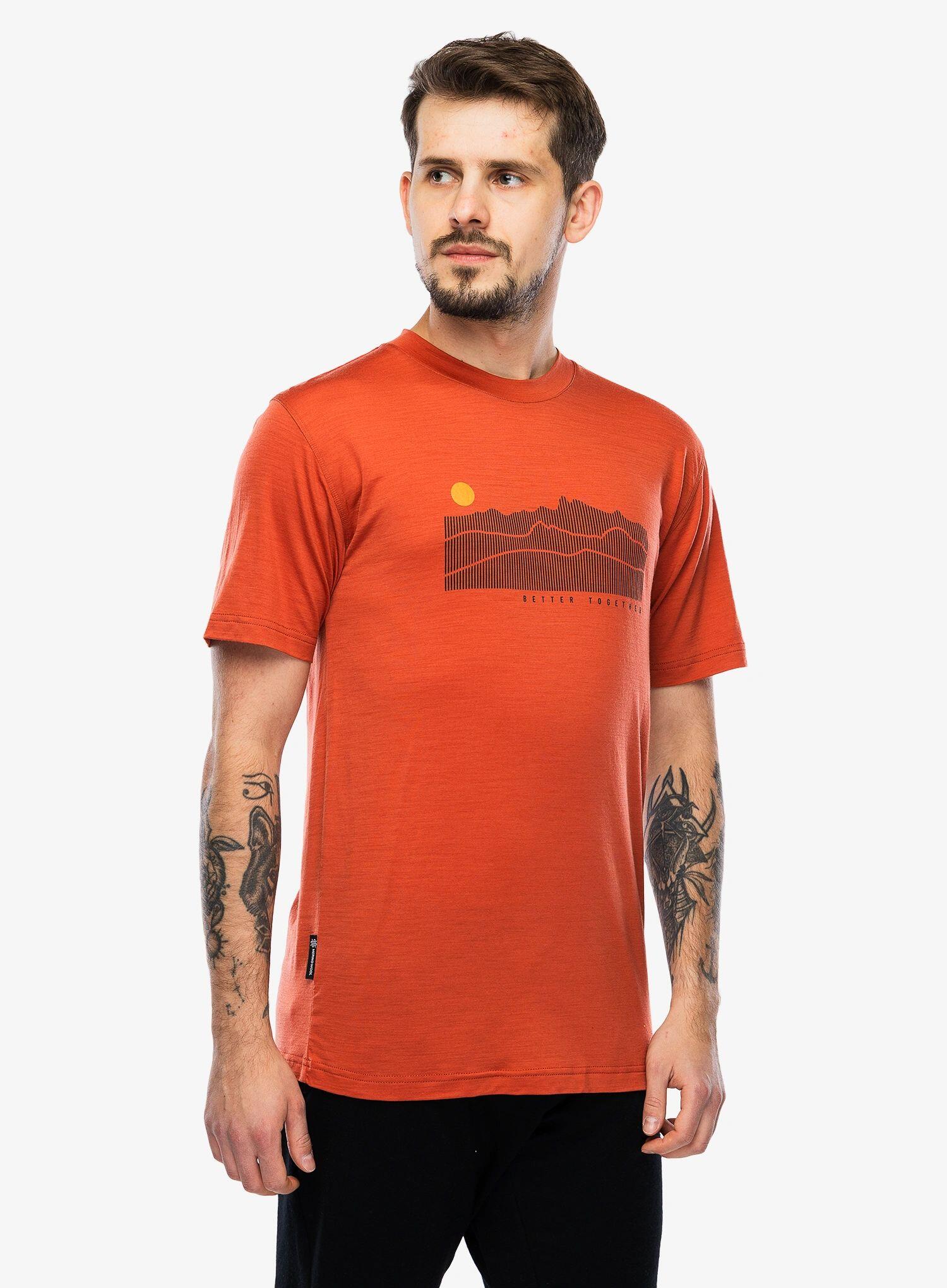 Koszulka merino Sensor Merino Active Sunrise Tee SS 4/7