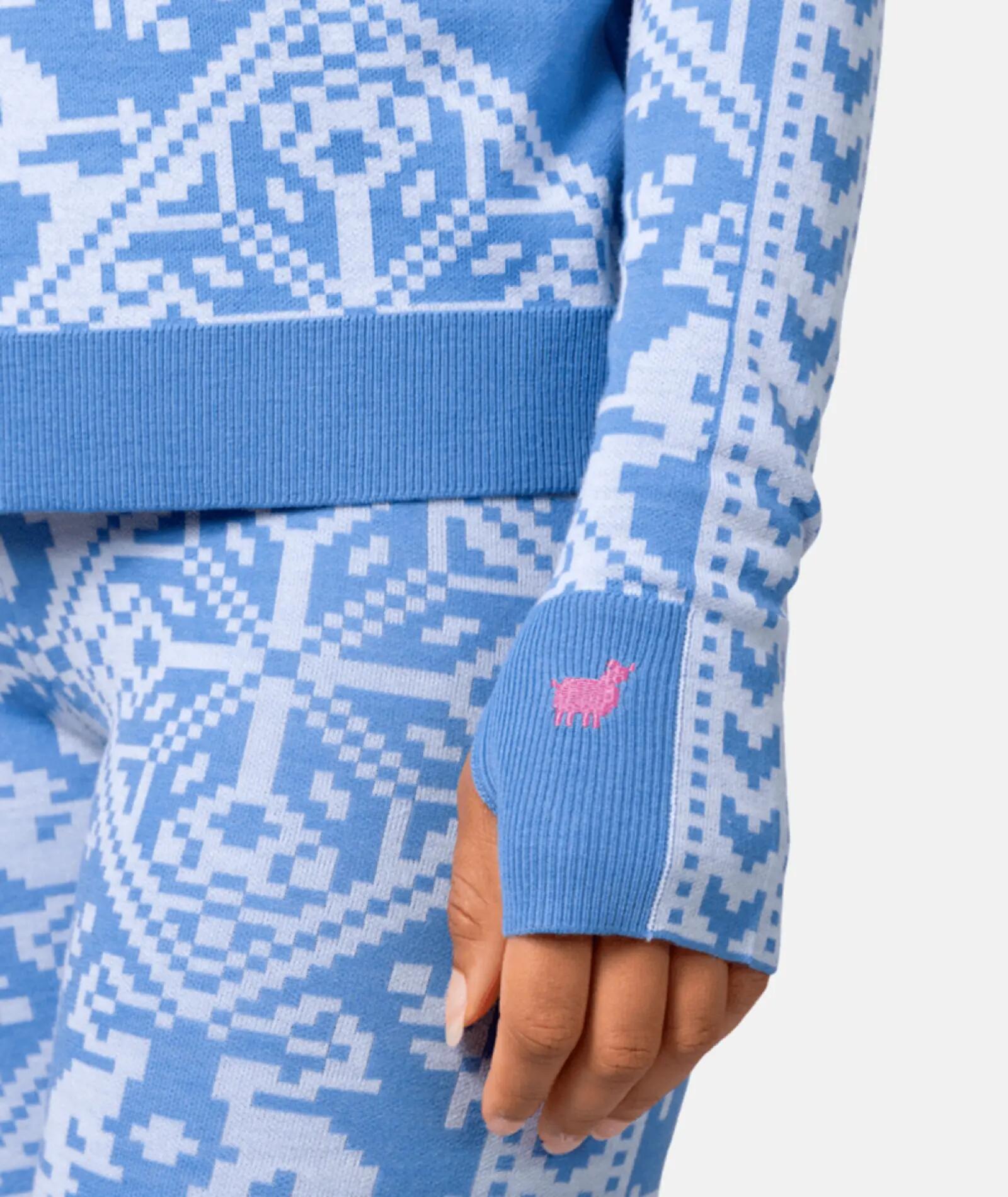 KARI TRAA Saga Hood - blu mare 3/5