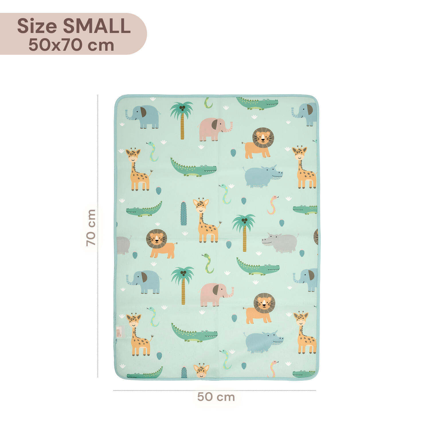 Traversina Impermeabile Bambini 50x70 cm Letto e Viaggio 2/7