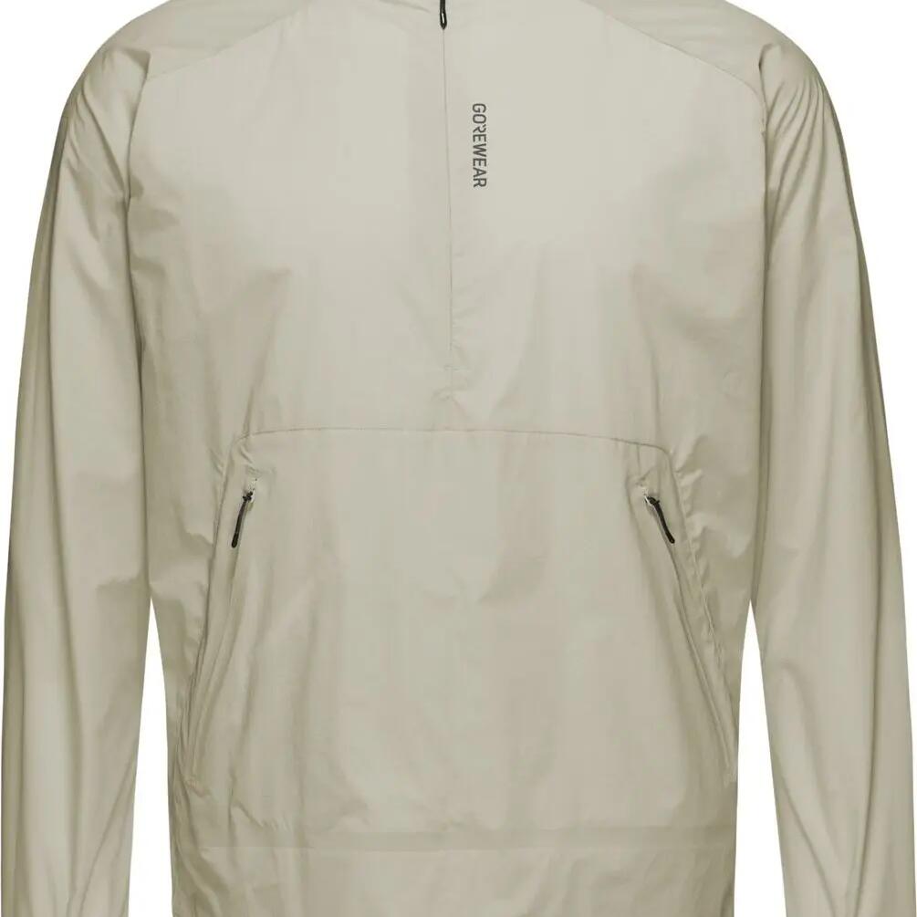 Gore Wear Concurve Windbreaker Running Jacket, Beige