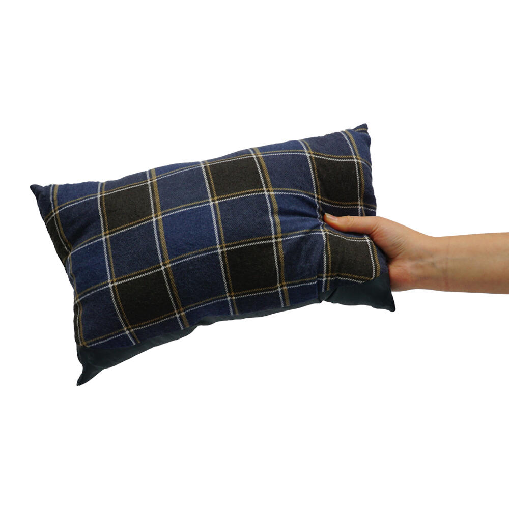 Reisekissen Blau Schwarz - Kompakt Kopfkissen für Camping 3/7