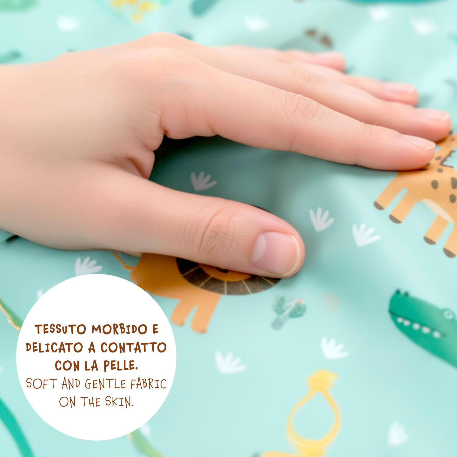 Traversina Impermeabile Bambini 50x70 cm Letto e Viaggio 4/7