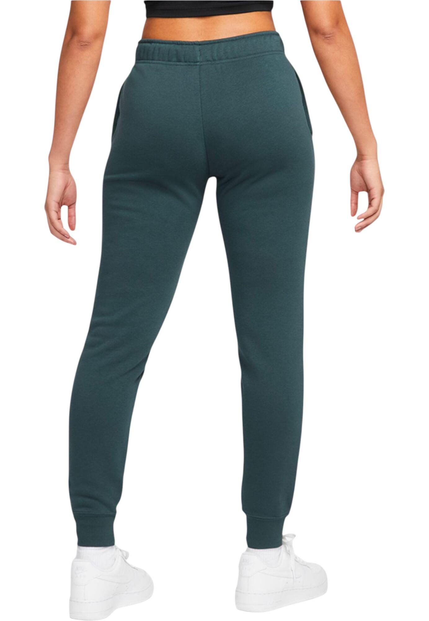 Pantaloni da tuta Nike Sportswear W NSW CLUB FLC SHINE MR PANT 2/4