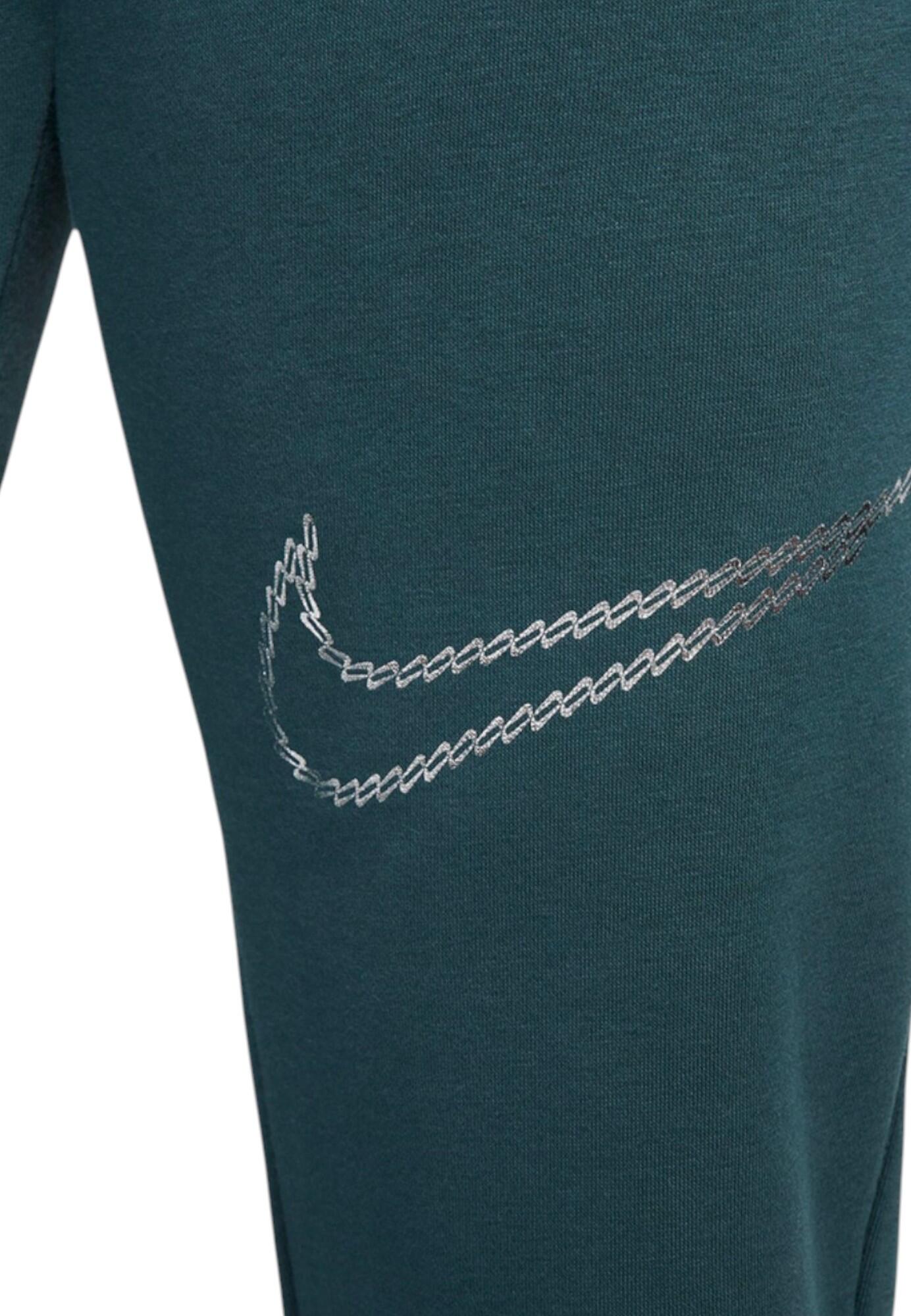 Pantaloni da tuta Nike Sportswear W NSW CLUB FLC SHINE MR PANT 4/4