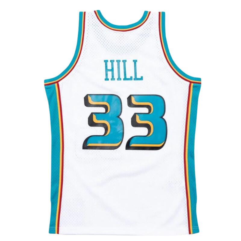 Segunda vida - Camisola NBA Detroit Pistons 1998/1999 Hill - Como novo 2/2