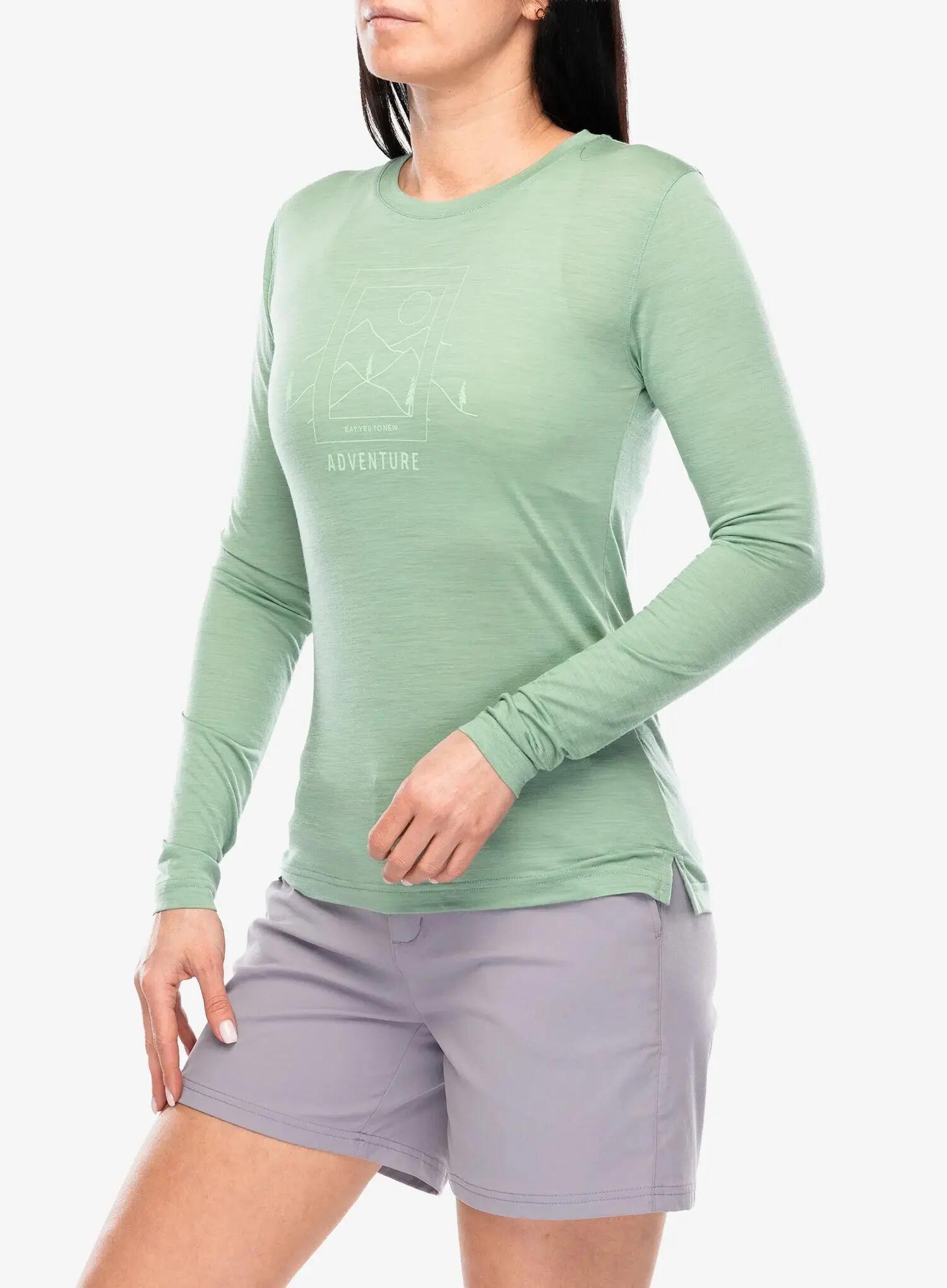 Longsleeve damski Sensor Merino Air Say Yes Tee LS 5/7
