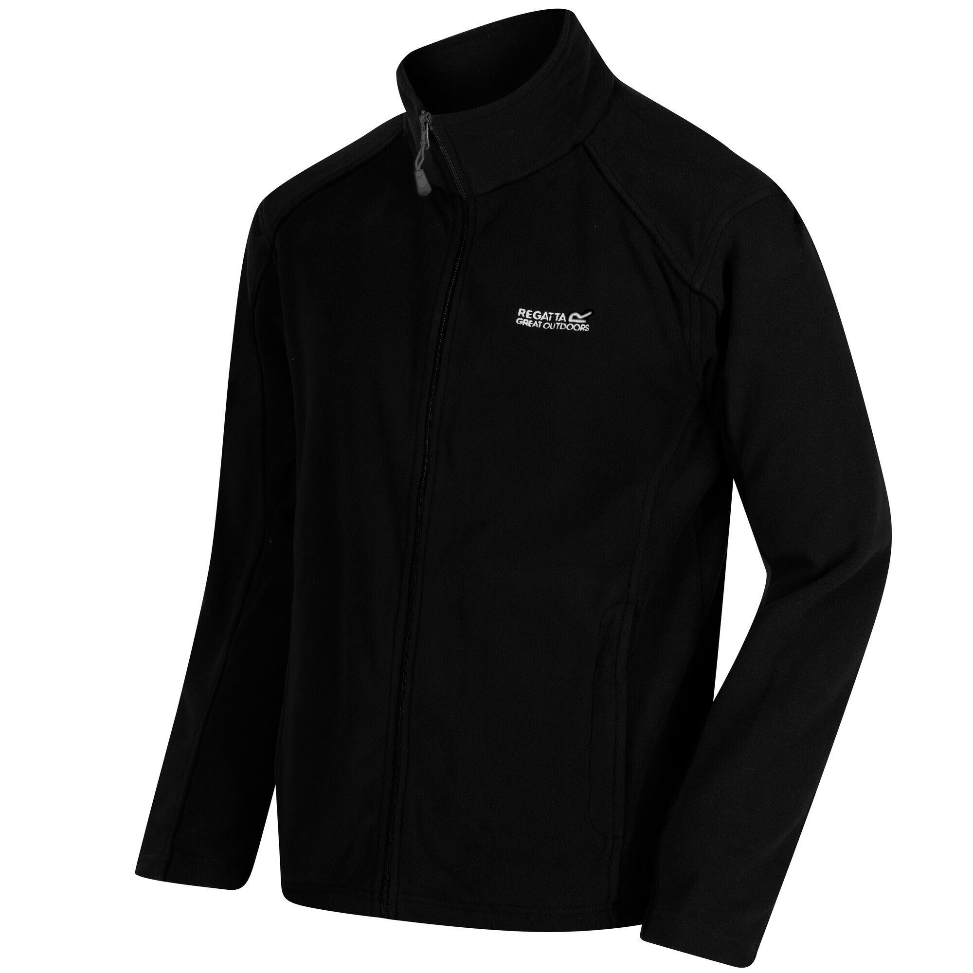 HEDMAN Men's Fleece Jacket (Black/Black)