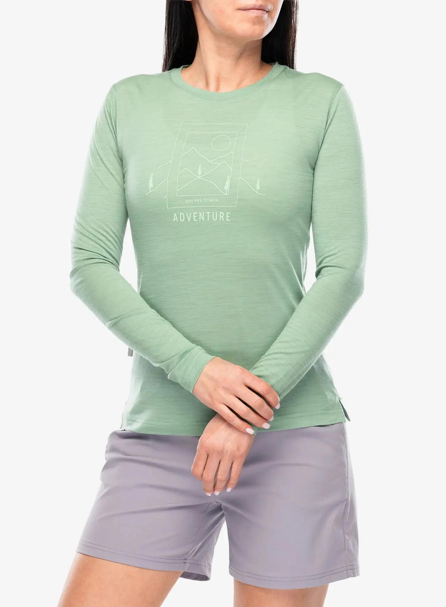 Longsleeve damski Sensor Merino Air Say Yes Tee LS 4/7