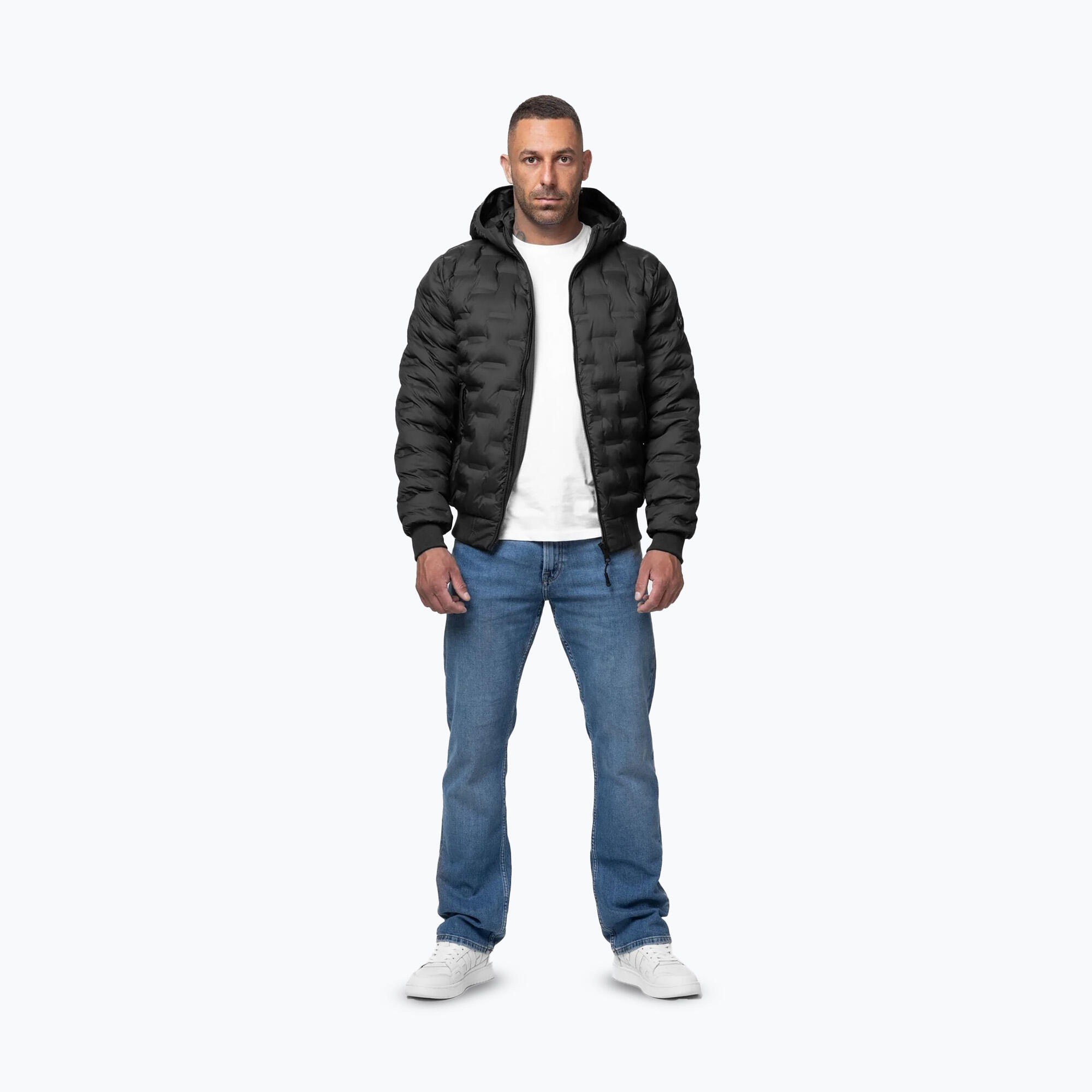 Kurtka zimowa męska Pitbull Fisk Quilted Hooded 2/7
