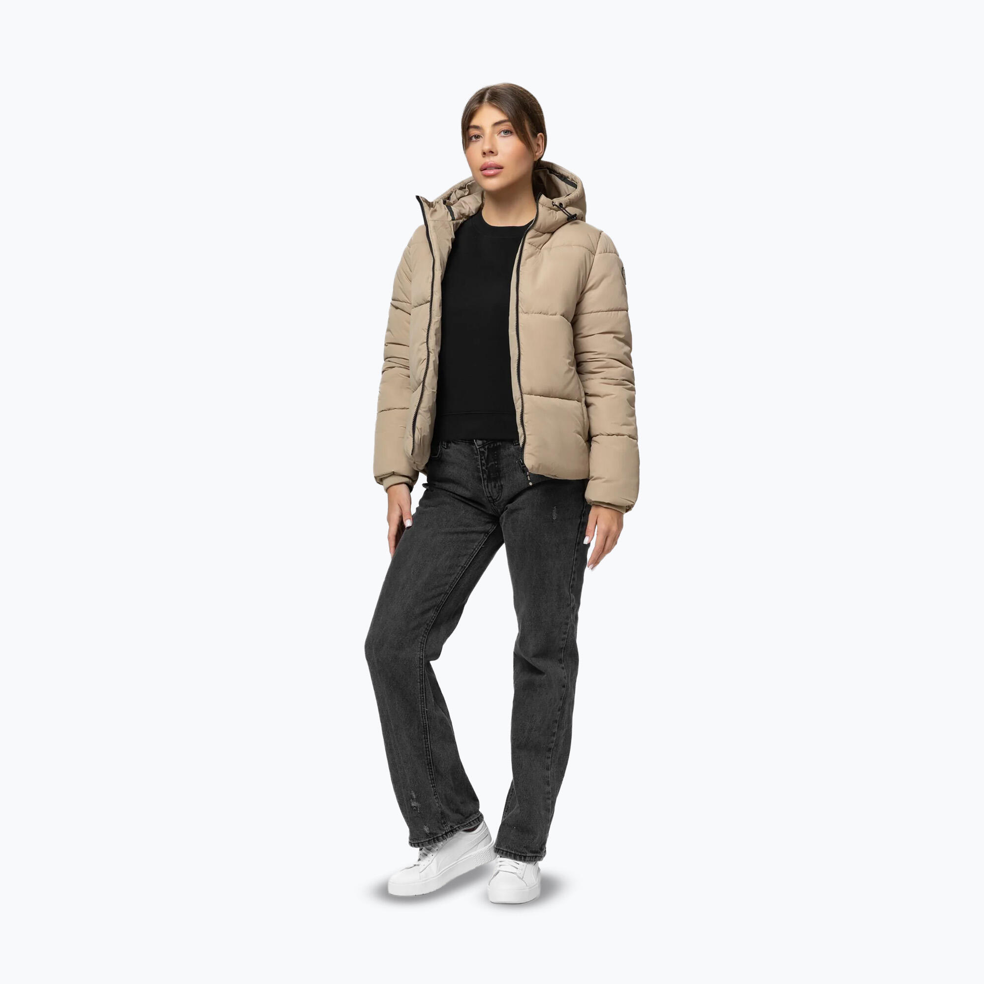 Kurtka zimowa damska Pitbull Vista Quilted Hooded 2/7