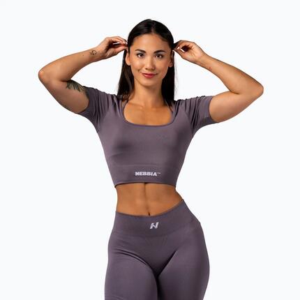 Top treningowy damski NEBBIA Flow Seamless
