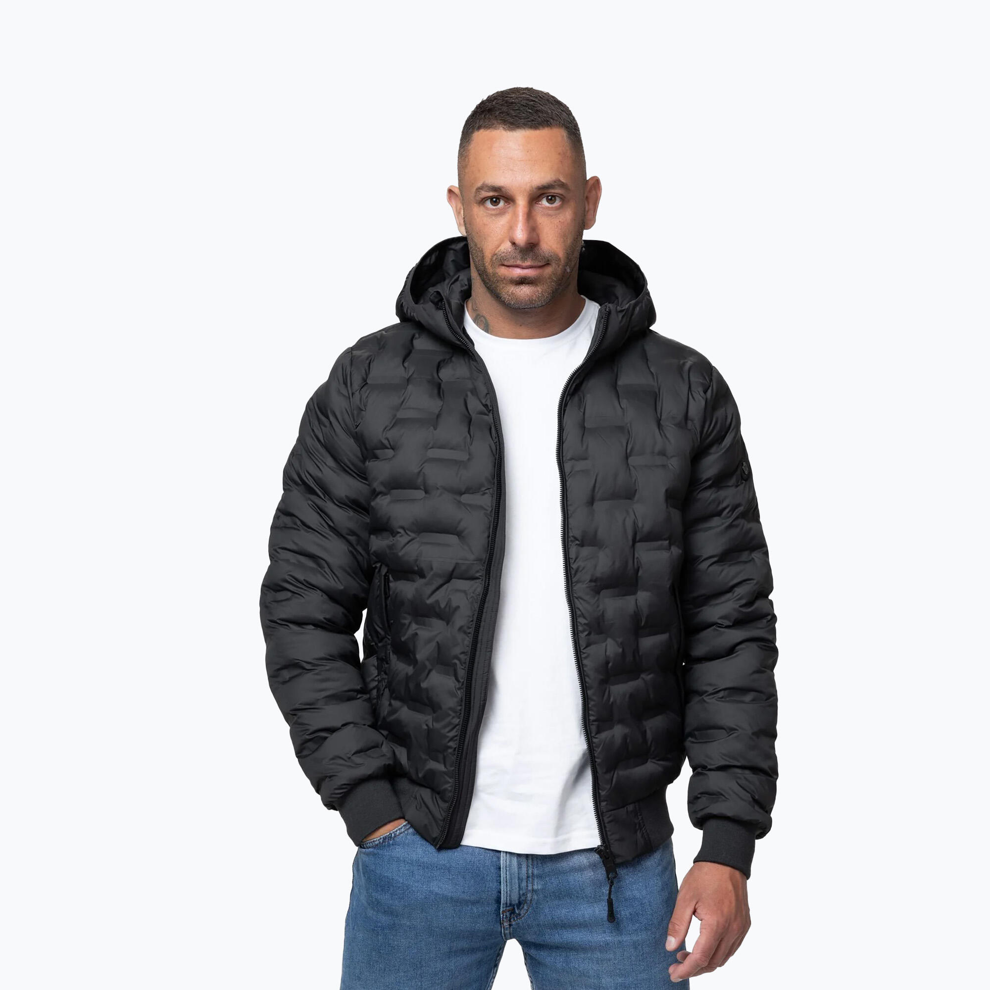 Kurtka zimowa męska Pitbull Fisk Quilted Hooded 4/7