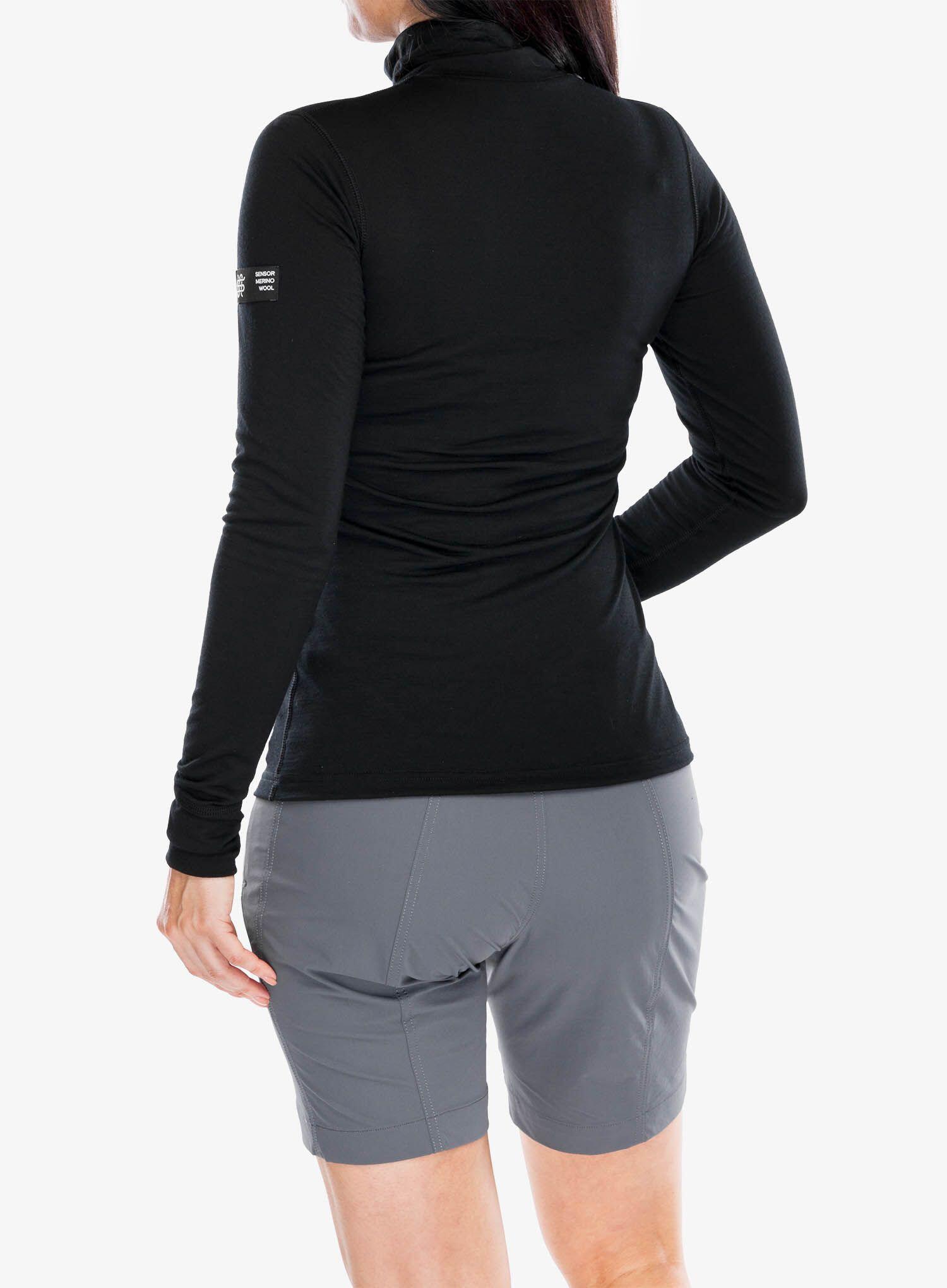 Bluza termoaktywna damska Sensor Merino Active Tee L/S Zip 4/6