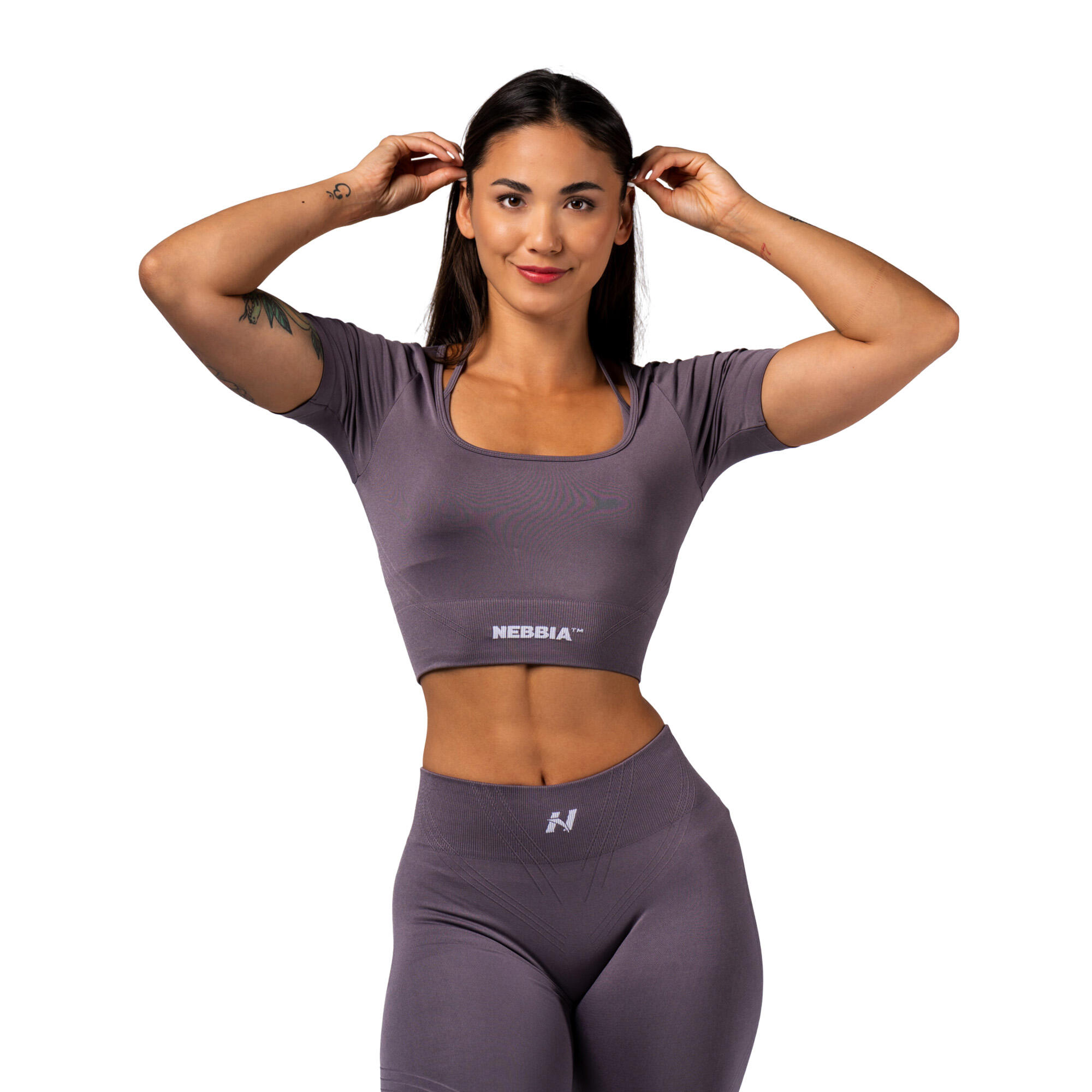 Top treningowy damski NEBBIA Flow Seamless 2/2