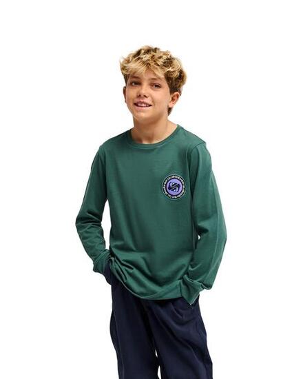 T-shirt manches longues EV DUALITY Vert Garçon
