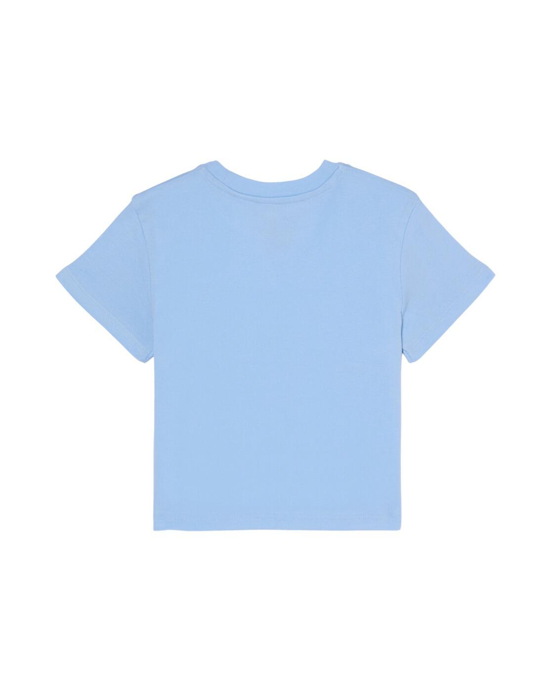 Crop-T-Shirt mit kurzen Ärmeln BABY ONE MORE TIME Blau Meisjes 4-16 3/4