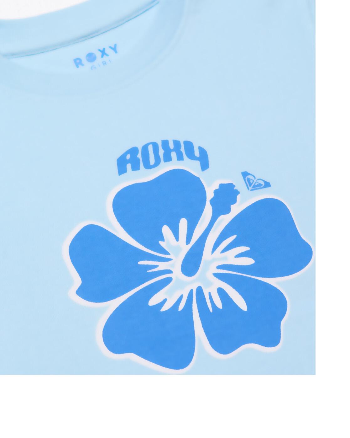 Crop-T-Shirt mit kurzen Ärmeln BABY ONE MORE TIME Blau Meisjes 4-16 2/4