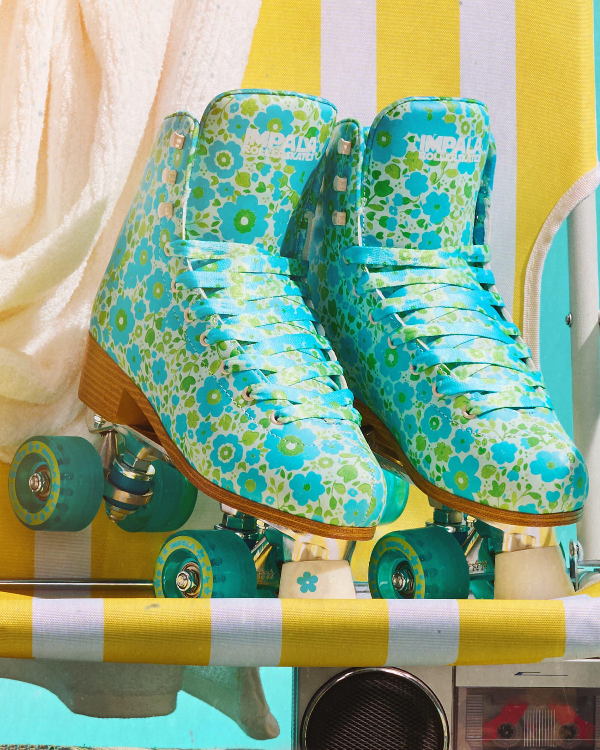 Impala Rollschuhe – Ditsy Blue 3/5