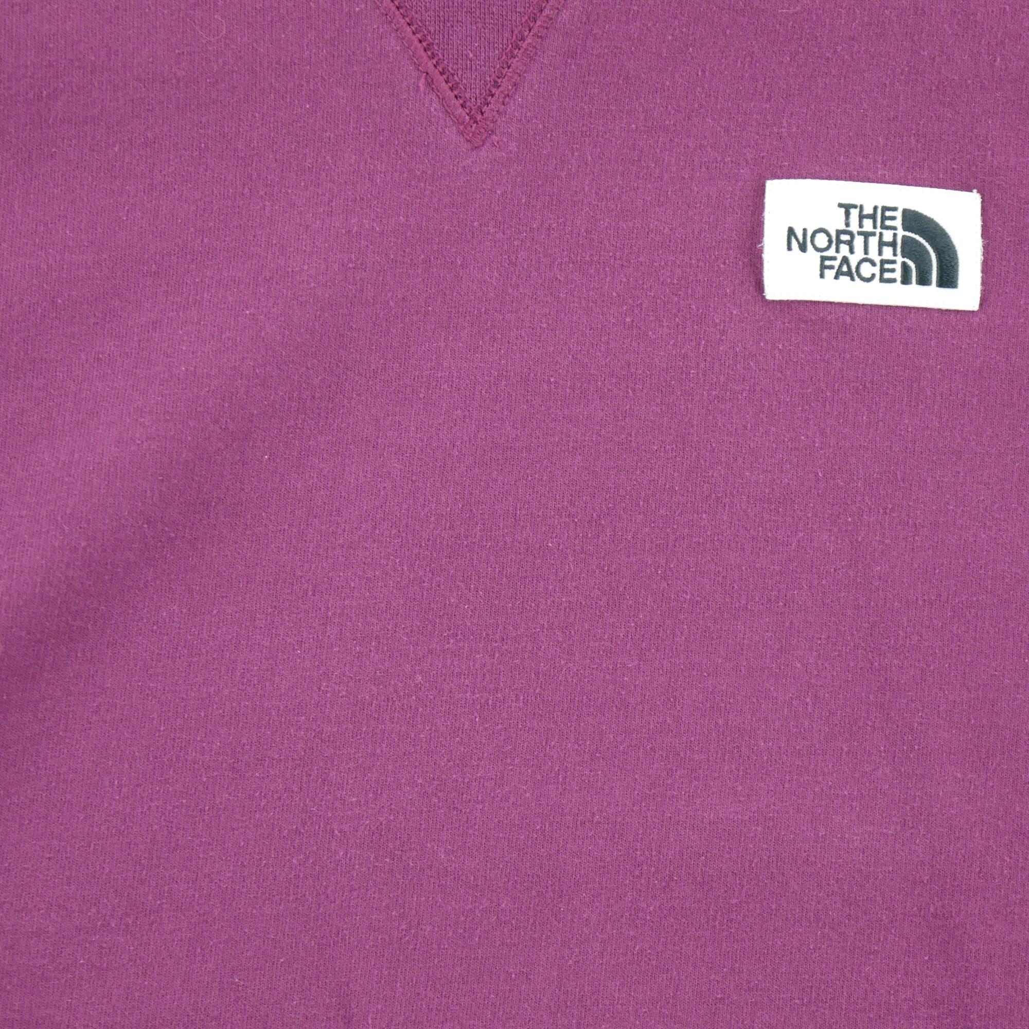 Sudadera mujer The North Face púrpura 3/5