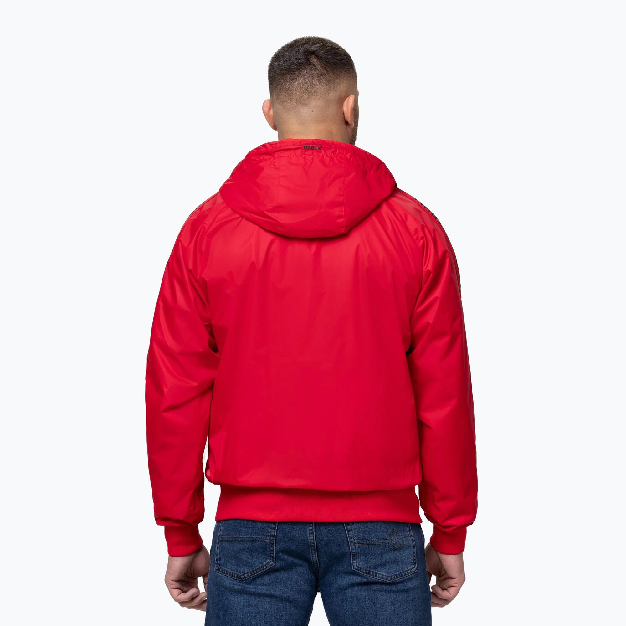 Kurtka męska Pitbull Athletic Tape Nylon Hooded 3/7