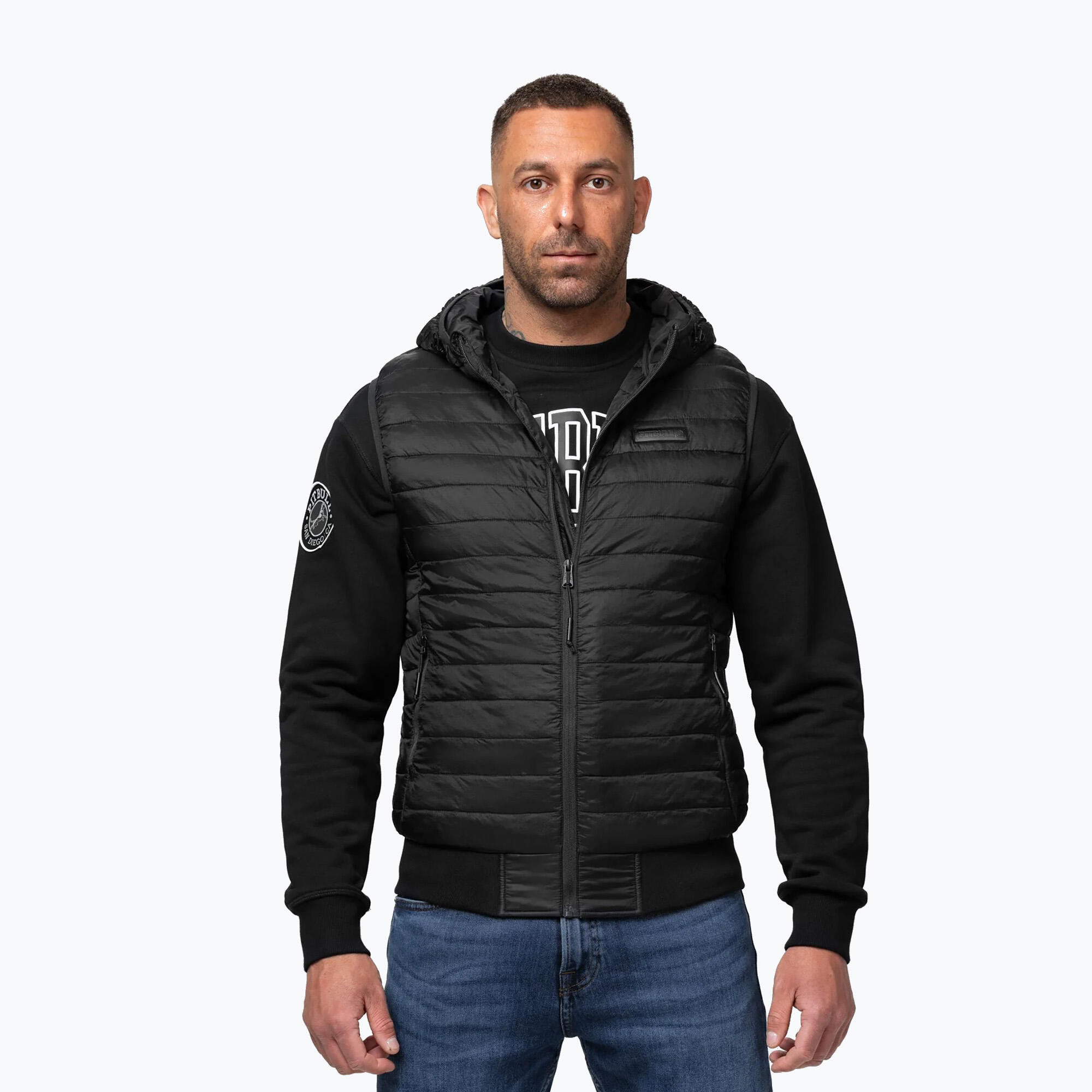Bezrękawnik męski Pitbull Hofer Hybrid Padded Hooded 4/7