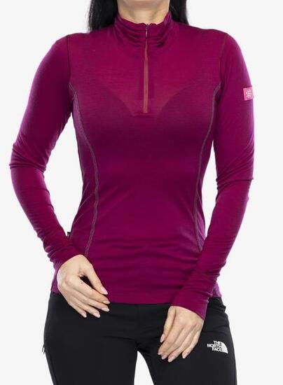 Bluza termoaktywna damska Sensor Merino Active Tee L/S Zip