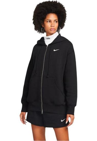 Nike Sportswear - Sweatshirt W NSW PHNX FLC FZ OS HOODIE aus baumwolle für fraue