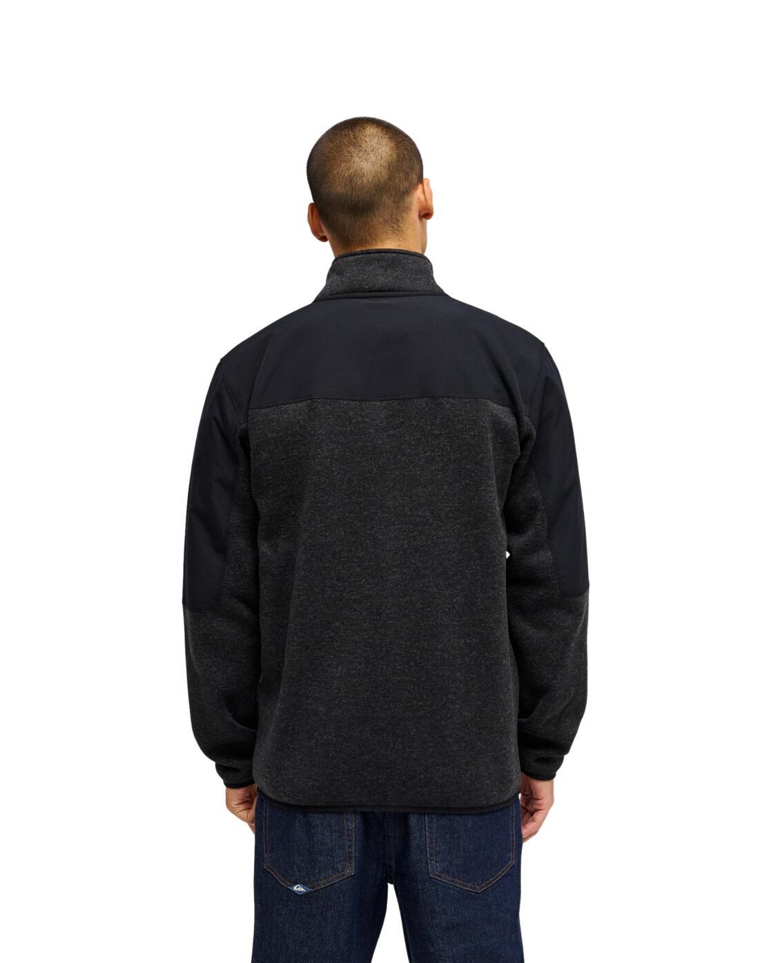 Fleece met Rits KELLER OUTDOOR Schwarz Heren 2/4