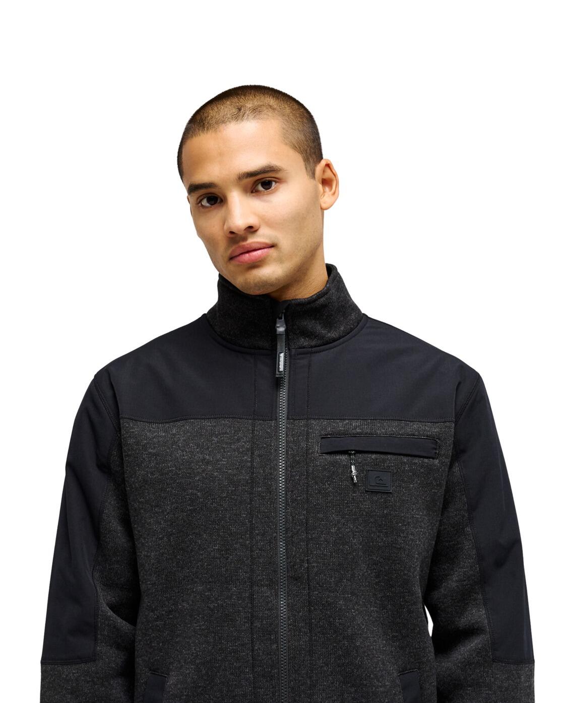 Fleece met Rits KELLER OUTDOOR Schwarz Heren 4/4