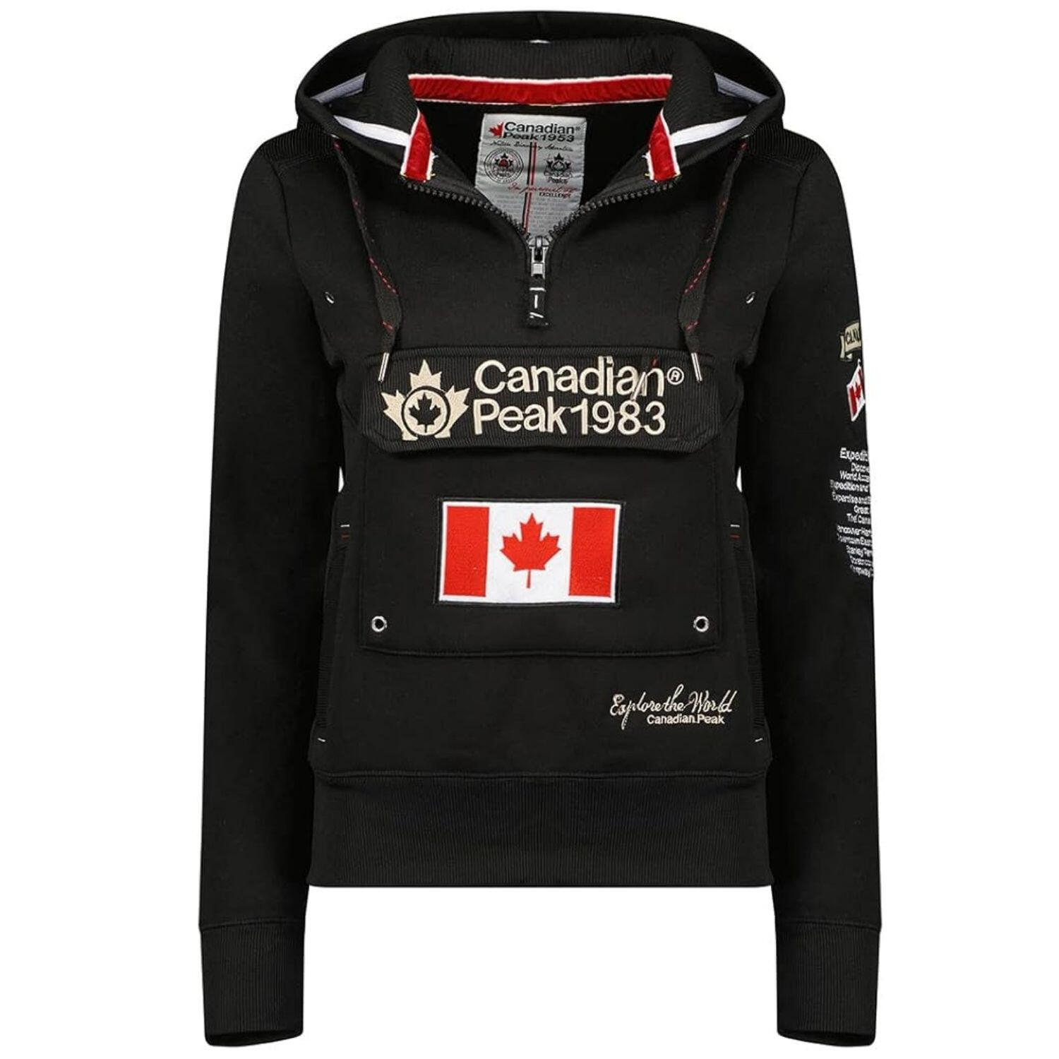 Bluza damska Canadian Peak Gyrelle Lady dresowa czarna