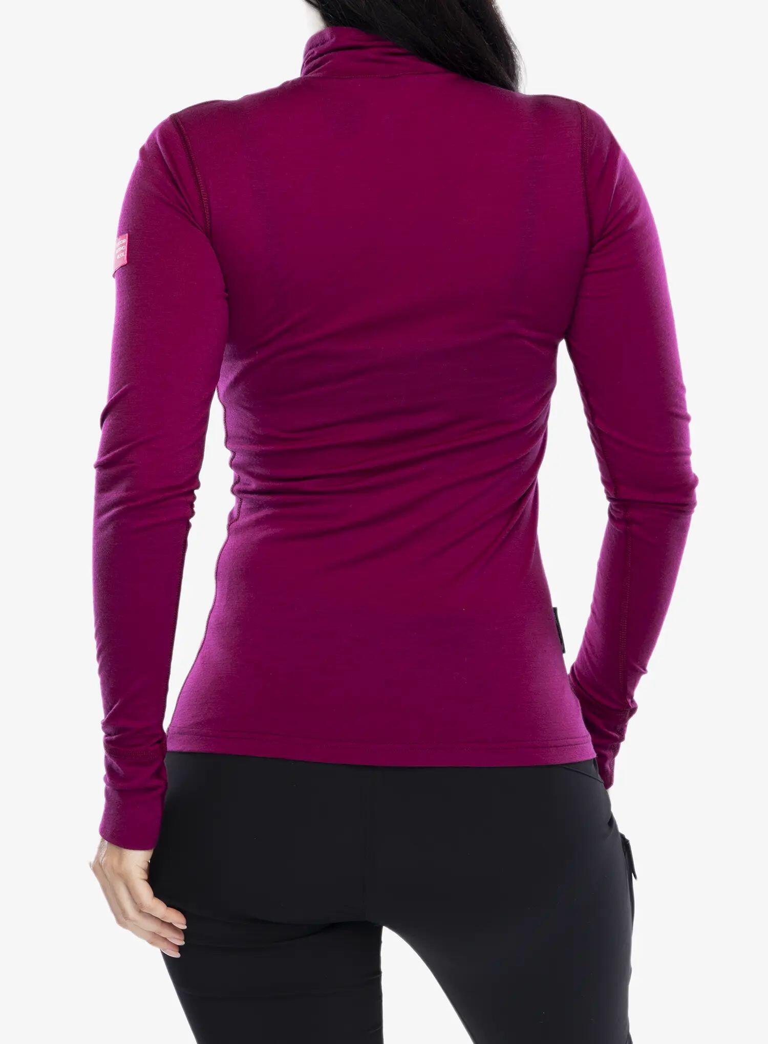 Bluza termoaktywna damska Sensor Merino Active Tee L/S Zip 2/6