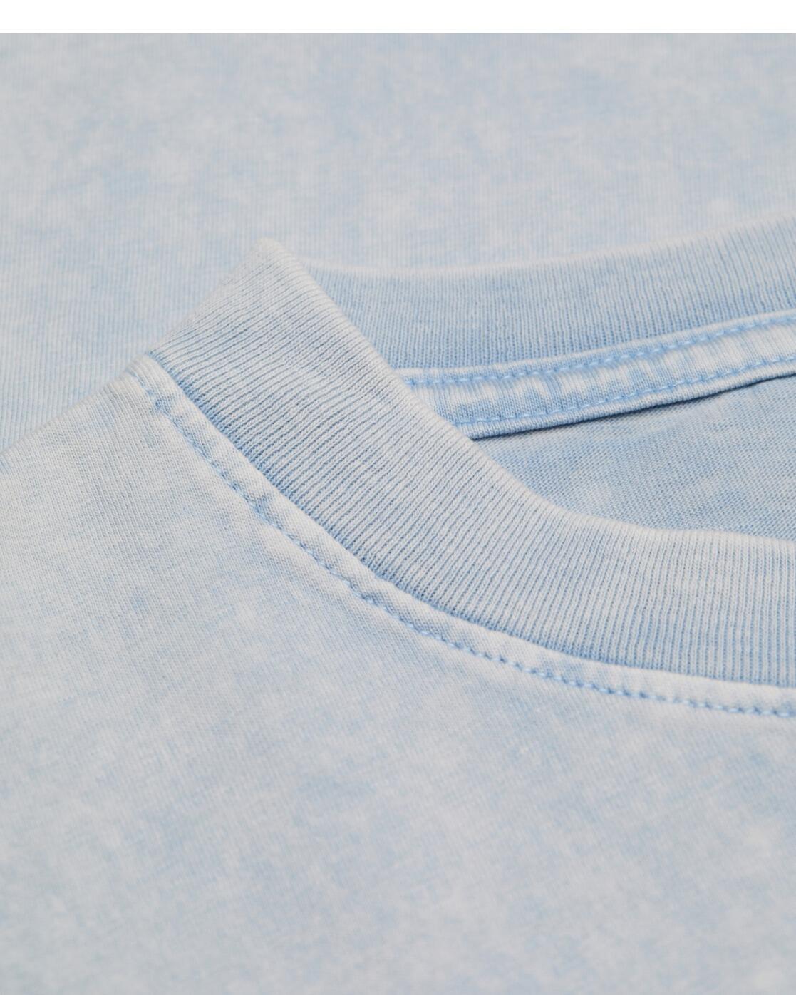 Übergroßes T-Shirt EVEOVERSIZE WASHED Blau Meisjes 4-16 4/4