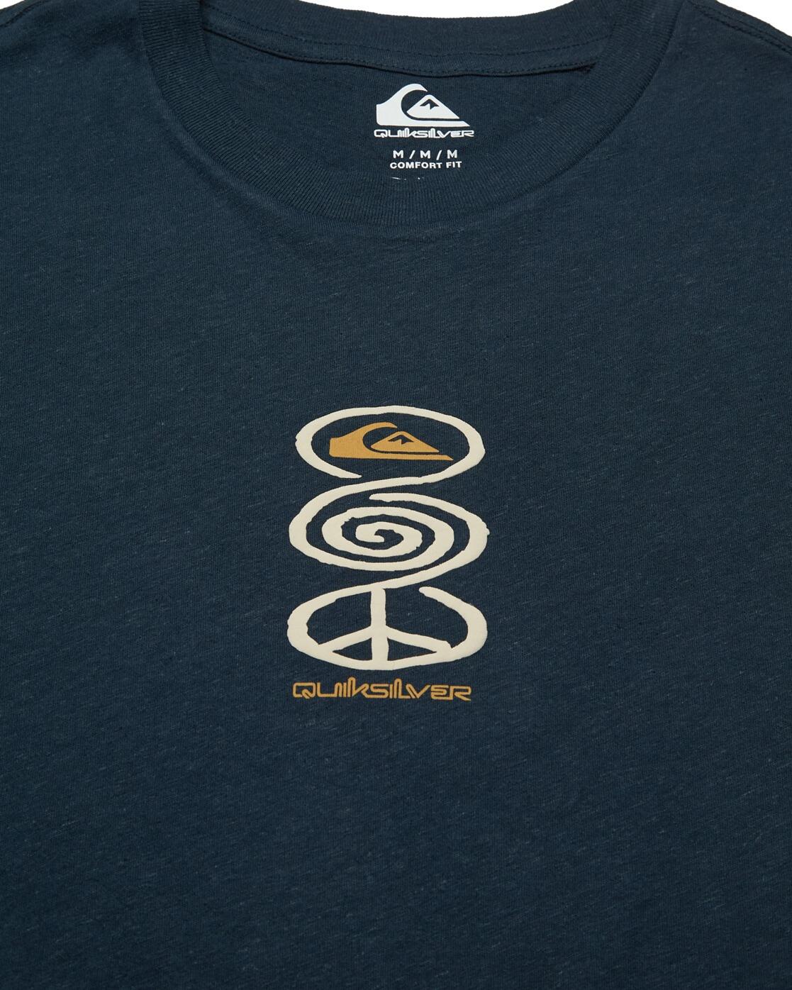 T-shirt met korte mouwen HARMONY SPIRAL Blau Heren 3/4