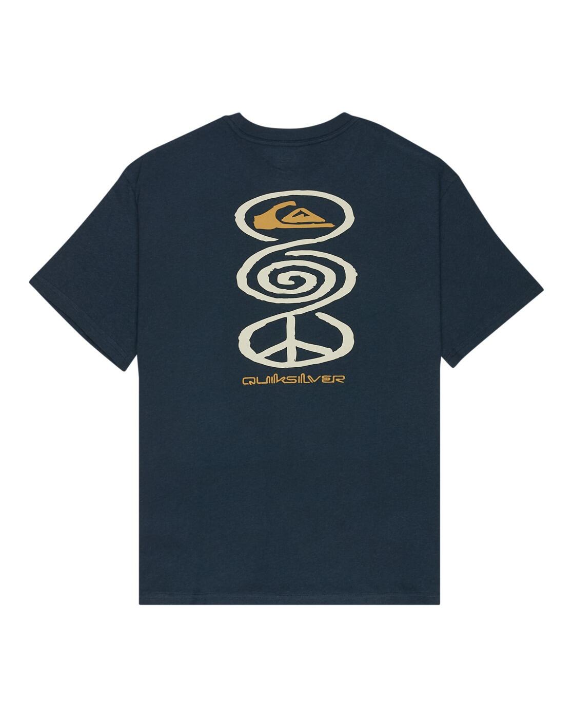 T-shirt met korte mouwen HARMONY SPIRAL Blau Heren 2/4
