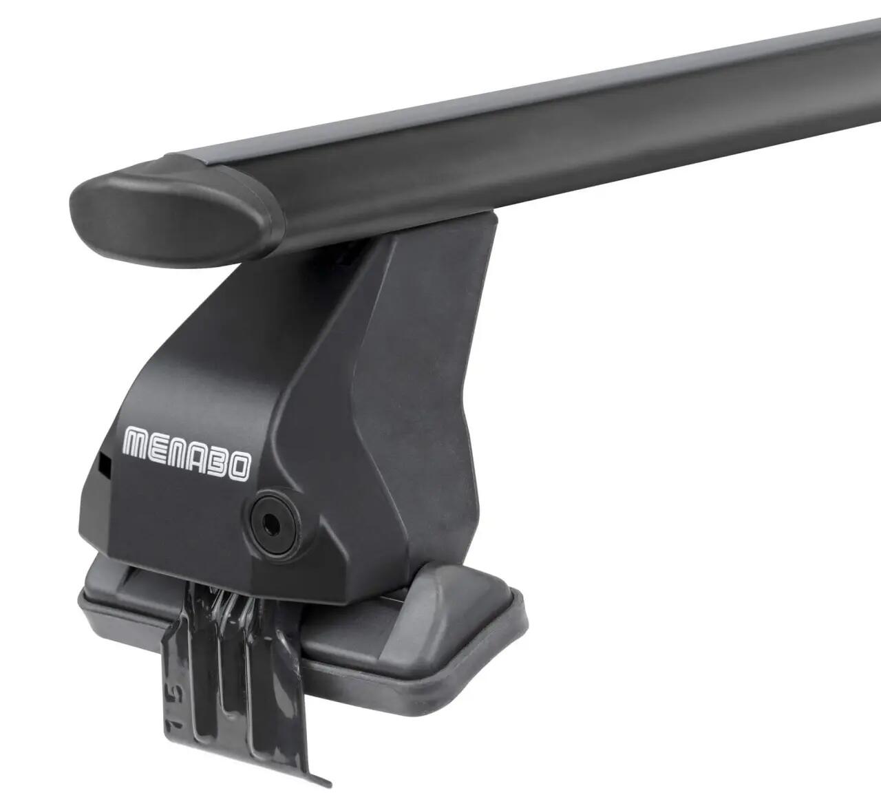 Tetőcsomagtartó Menabo Omega Plus Black – Mazda 2 (DE), 5 ajtós, 2007-2009 2/7
