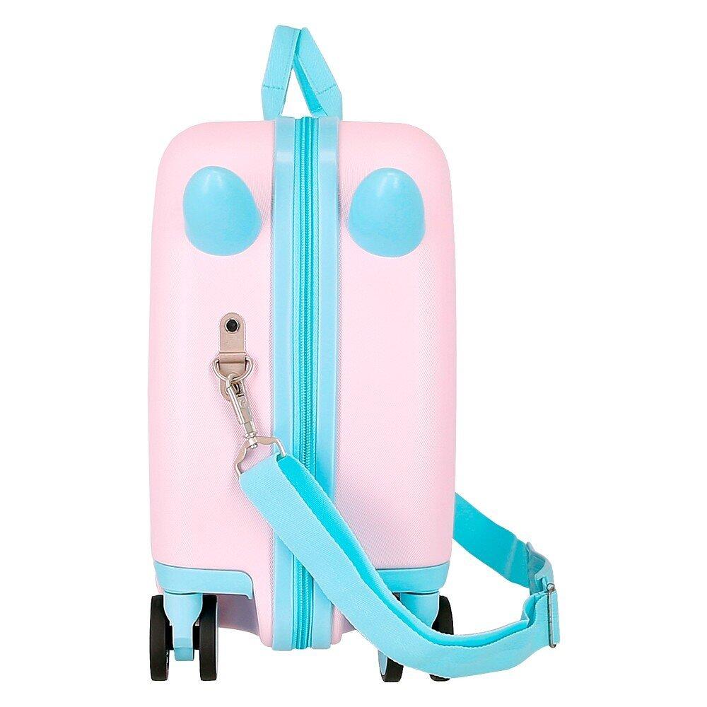 Valise enfant All right ABS avec une capacidad de 38L rose 3/5