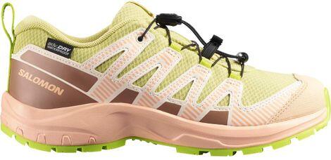 Salomon XA Pro V8 Waterproof scarpe trail verde/rosa uomo
