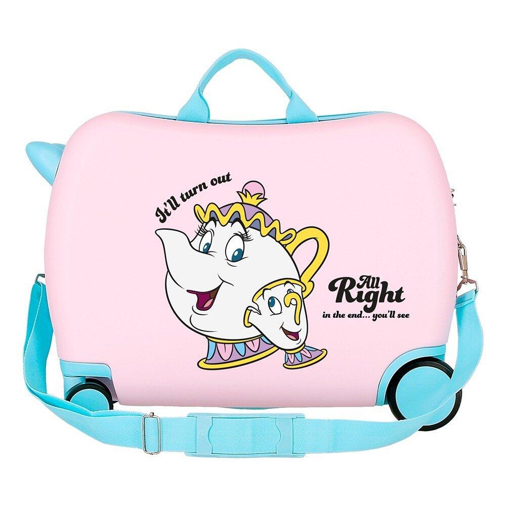 Valise enfant All right ABS avec une capacidad de 38L rose 2/5