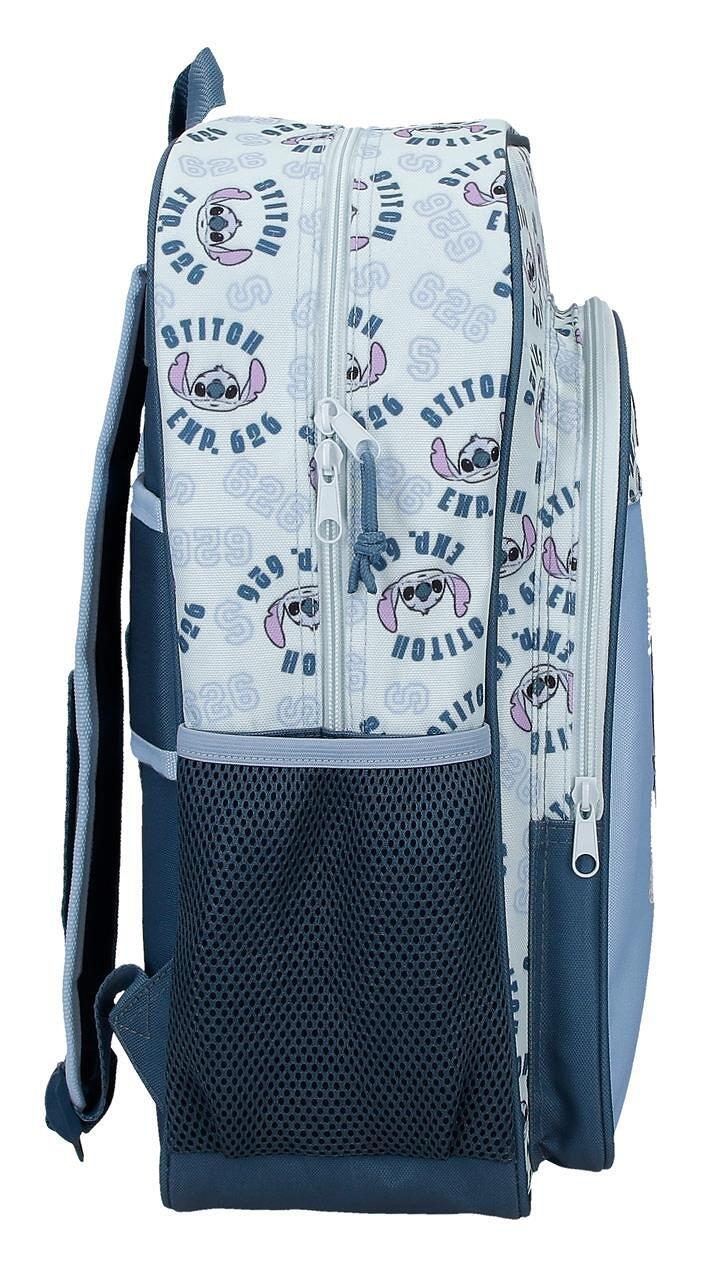 Zaino scolastico adattabile a trolley Stitch keep going 30x40x13 cm blu navy 4/5
