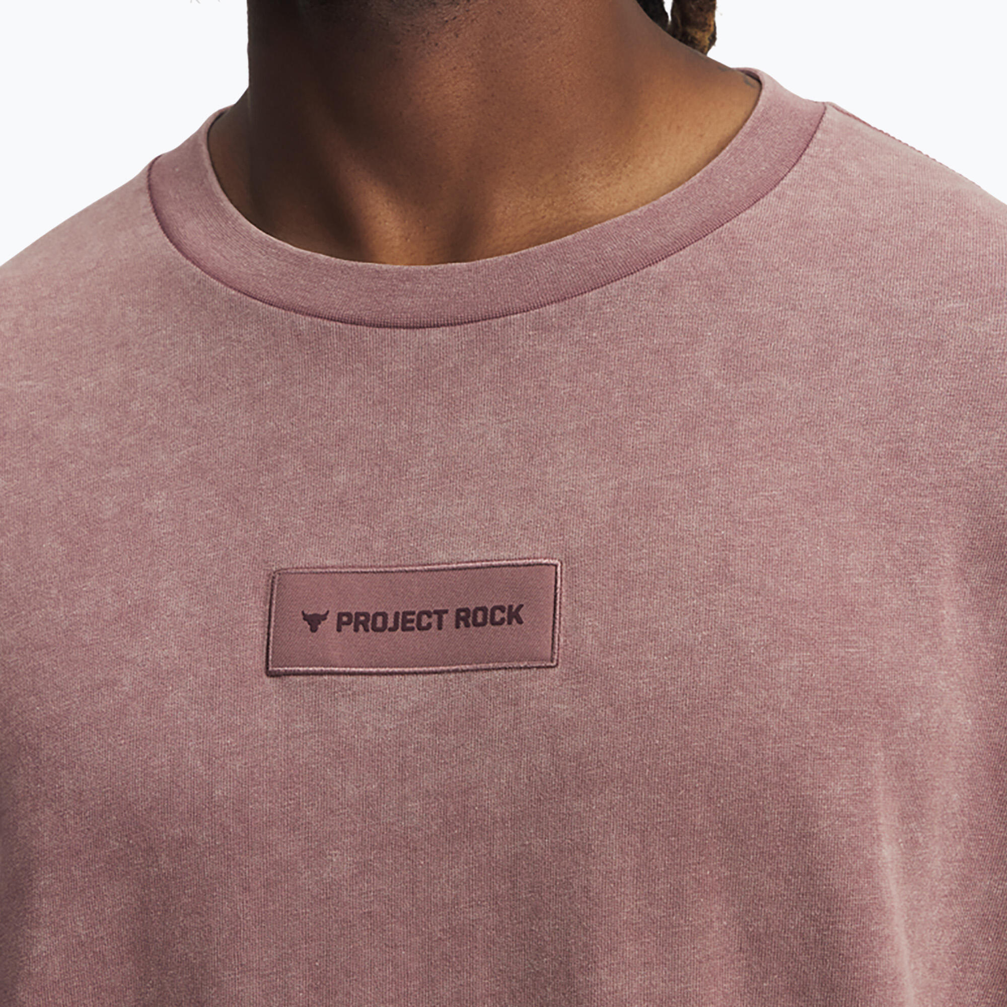 Koszulka treningowa męska Under Armour Project Rock Heavyweight Oversized 3/3