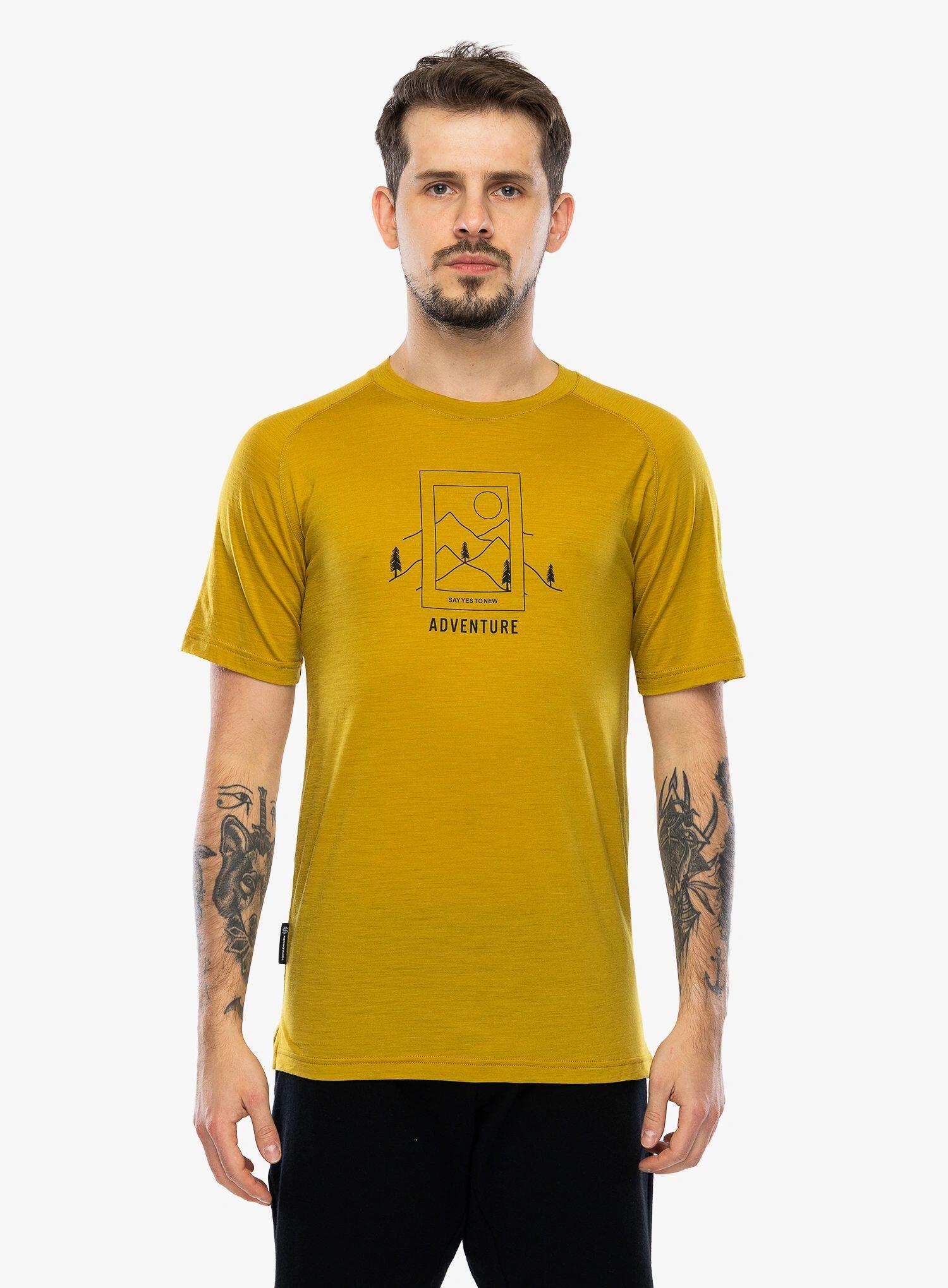Koszulka merino Sensor Merino Air Say Yes Tee SS 7/7