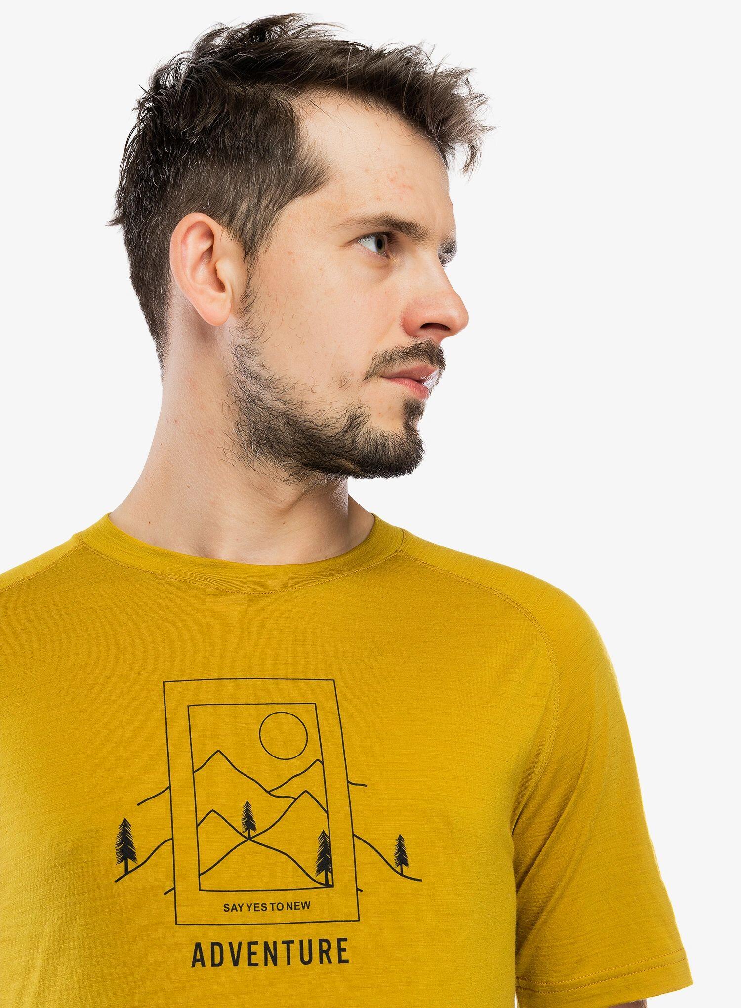 Koszulka merino Sensor Merino Air Say Yes Tee SS 5/7