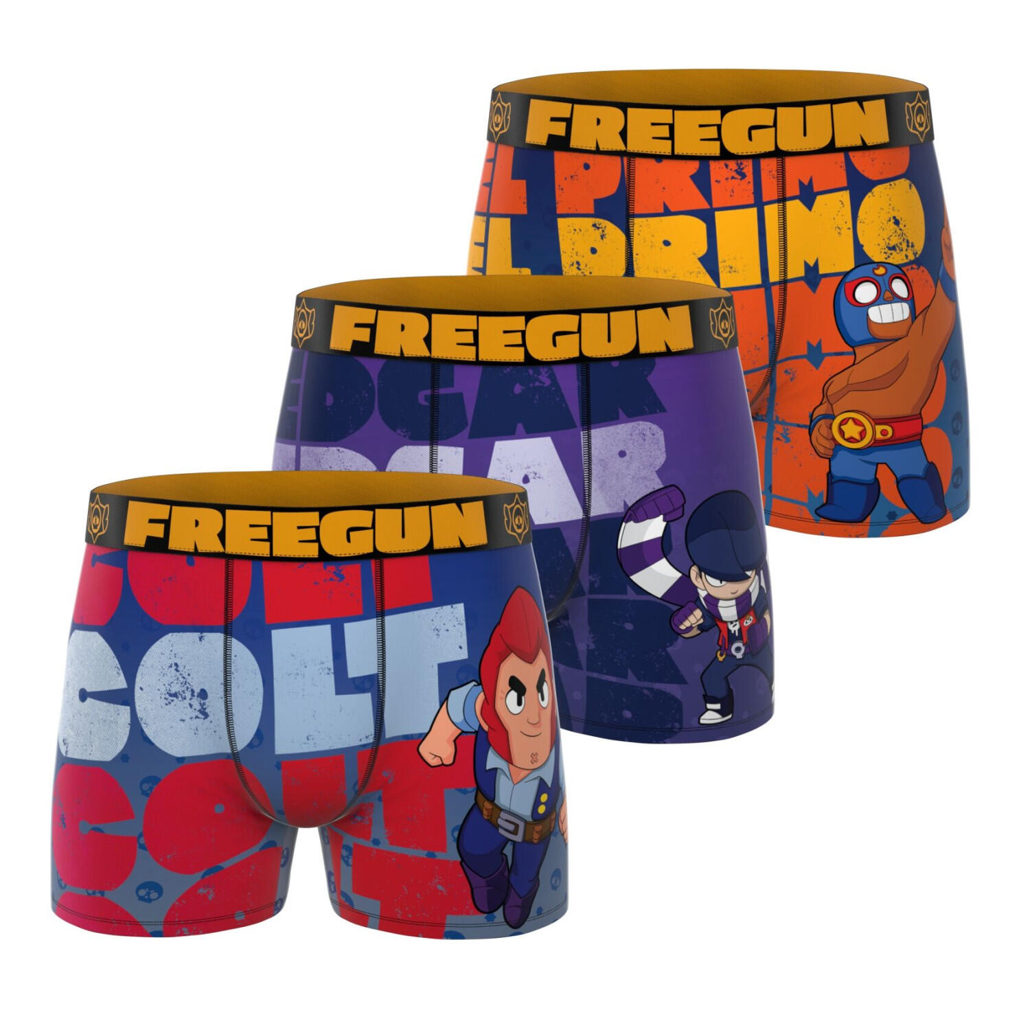 Lot de 3 boxers junior Brawl Stars 1/5