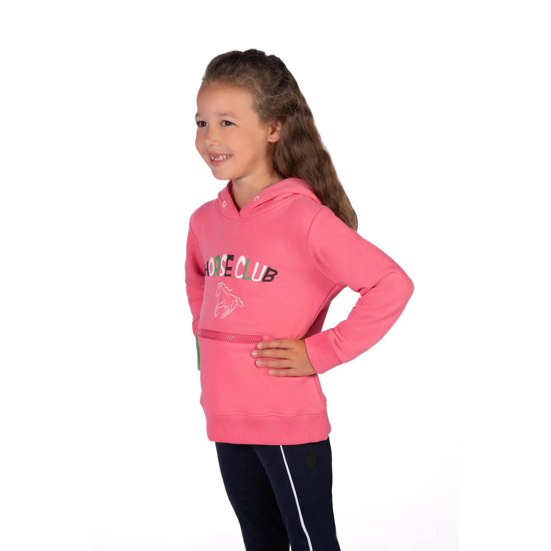 Sweatshirt équitation à capuche fille HKM Kids Maui 5/5