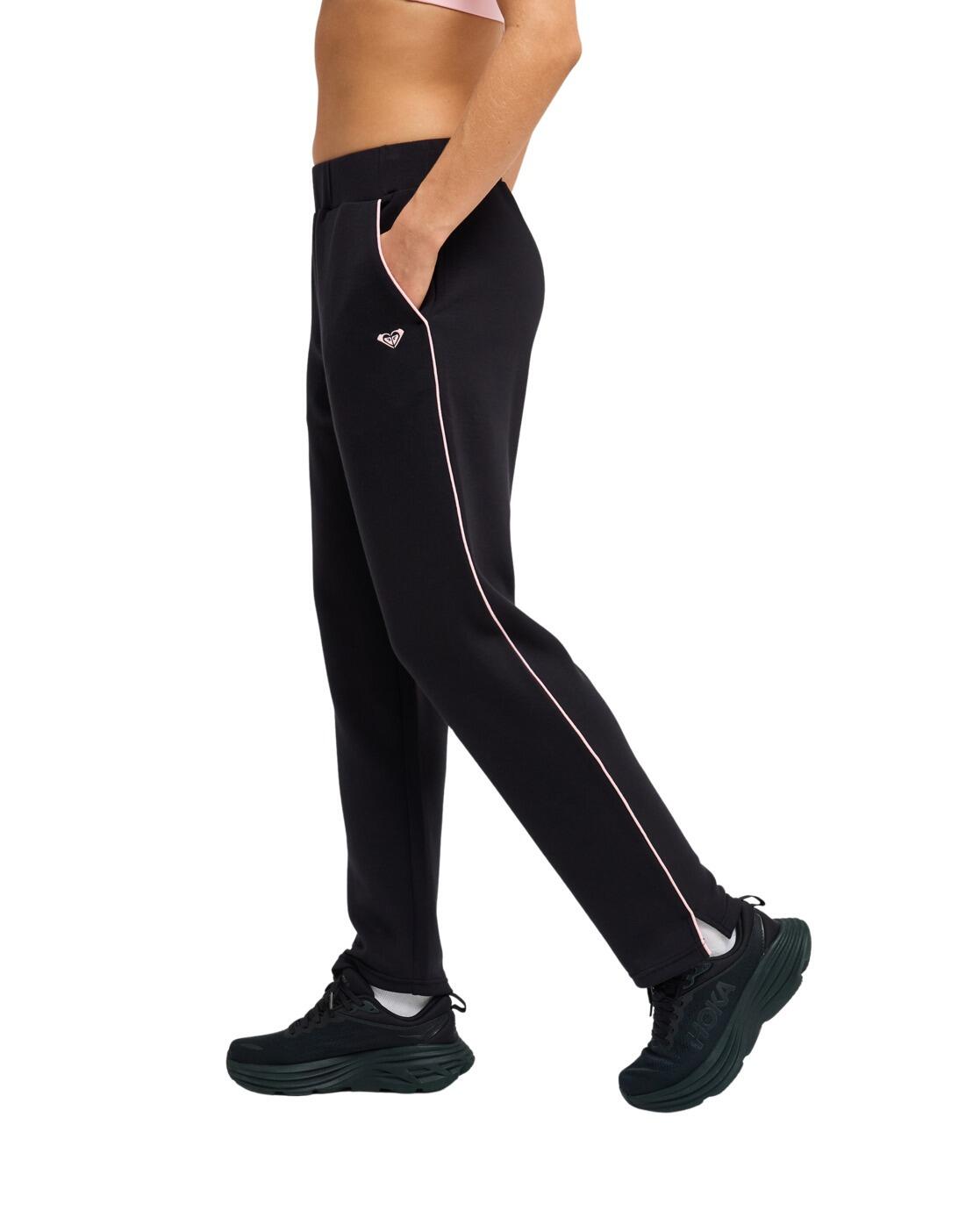 Sporthose mit weitem Bein RISE & VIBE SWEET Schwarz Dames 3/4