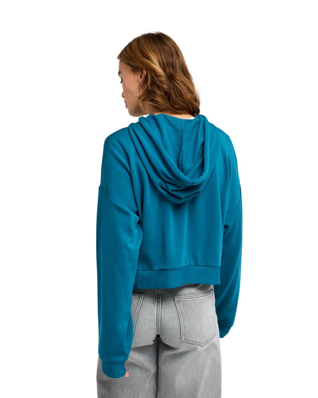 Weicher Lounge-Hoodie SURFING BY DAYLIGHT Blau Dames 2/4