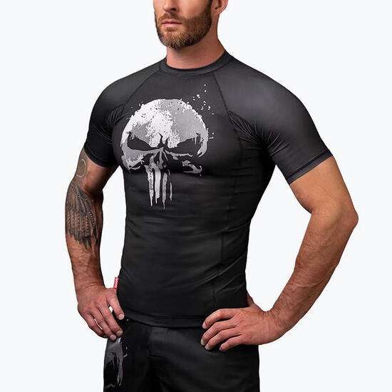 Rashguard de hombre Hayabusa Marvel The Punisher Rashguard de manga corta