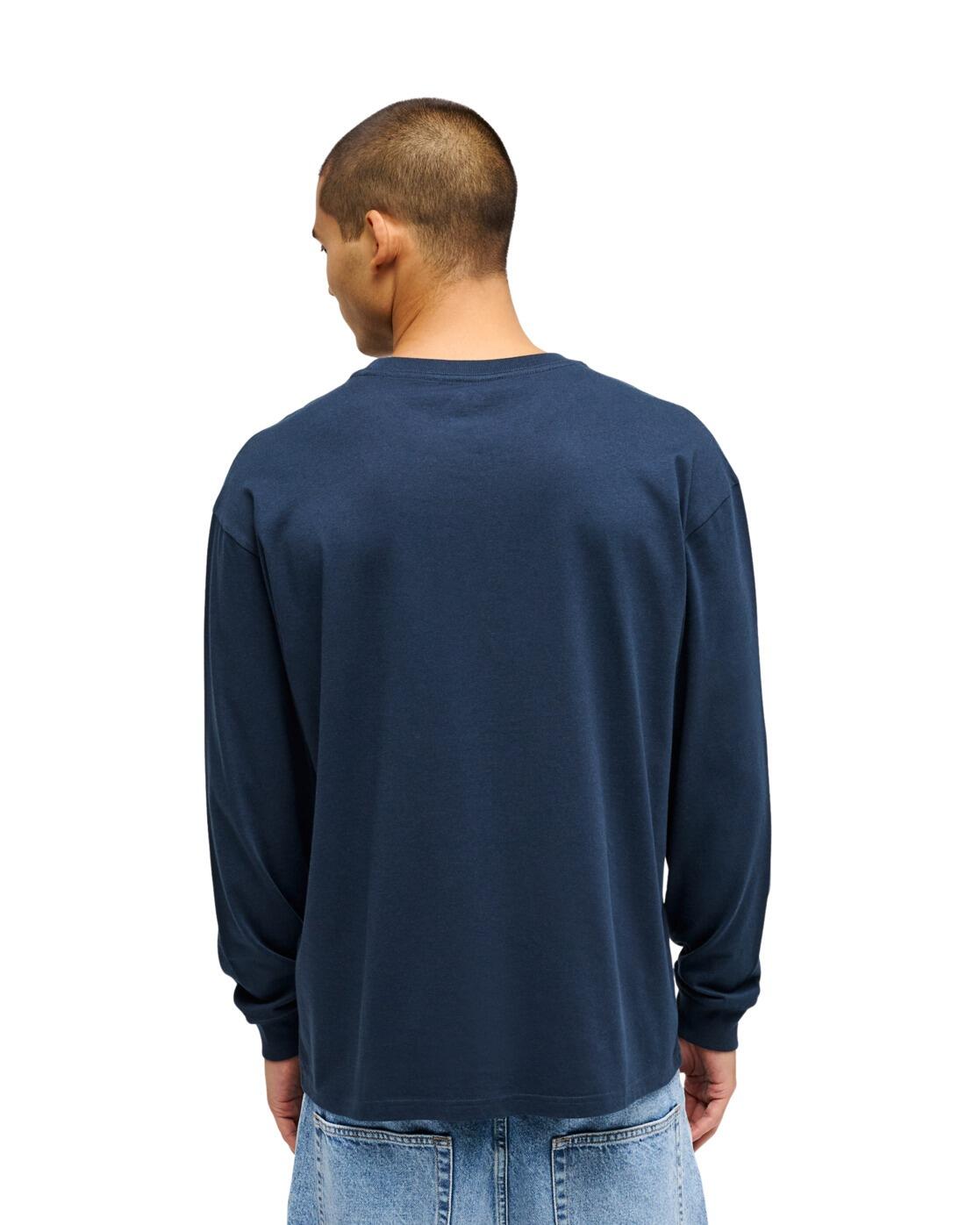 Longsleeve SALT WATER Blau Herren 2/4