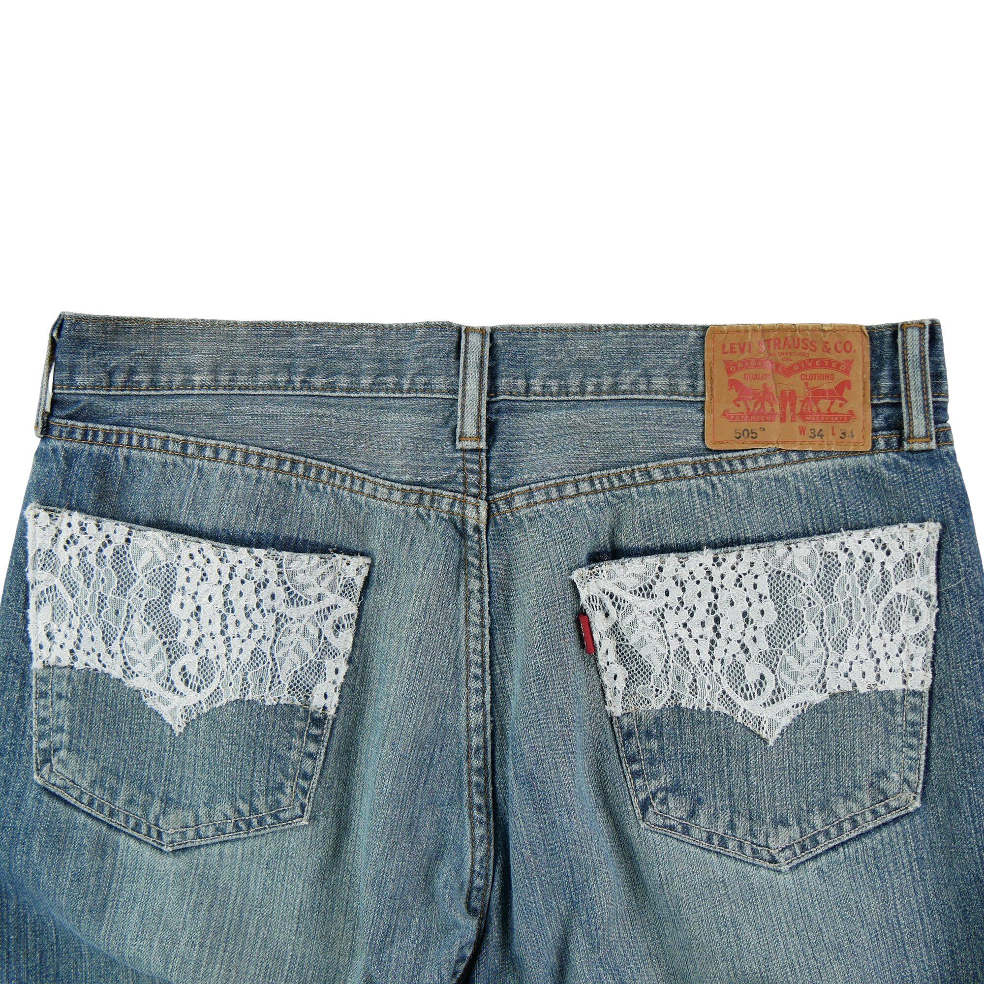 Jeans de Encaje Reciclados para Mujer 4/7